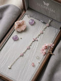 Tulip Charm Silver Bracelet – Elegant Floral Bracelet