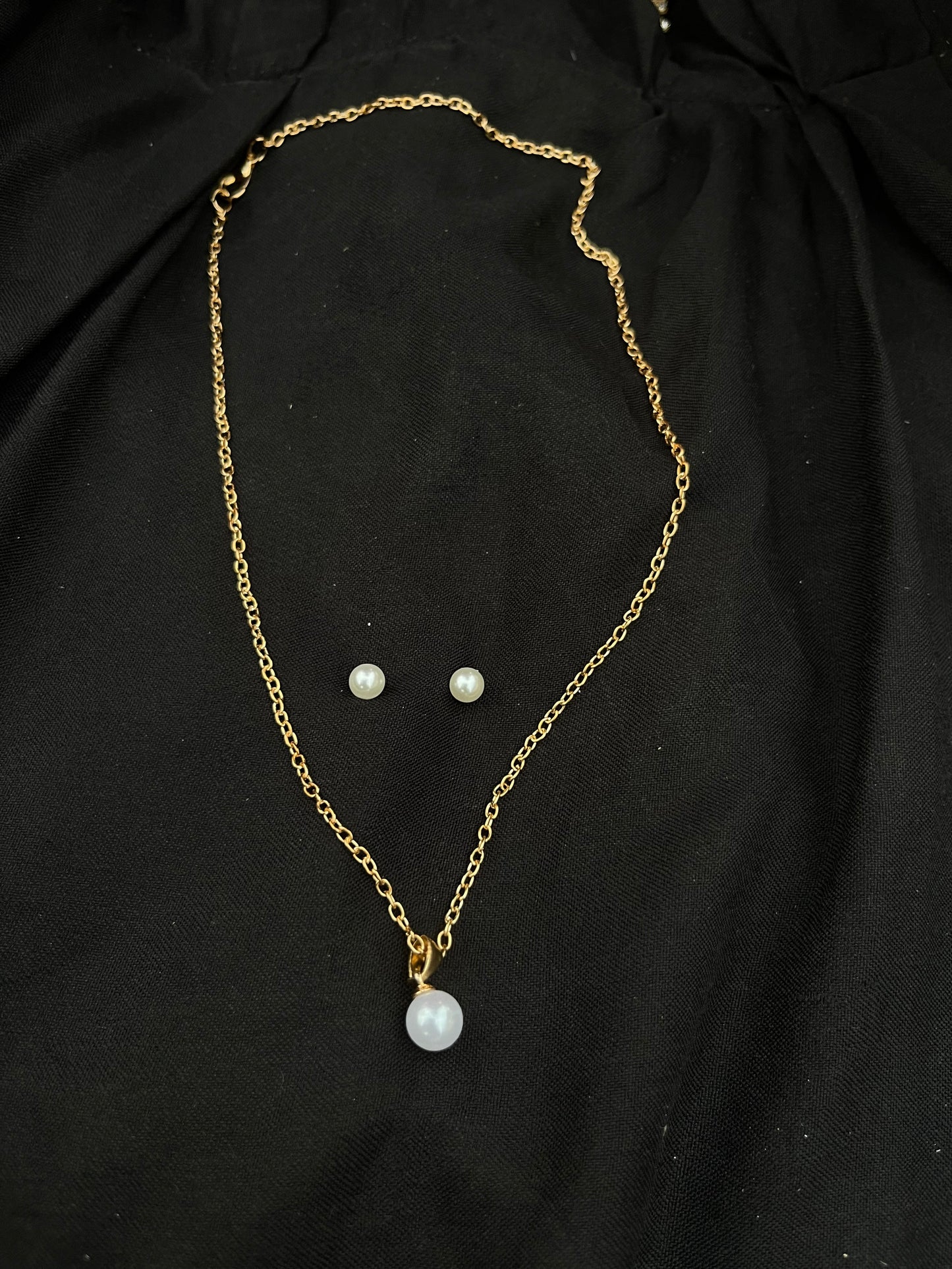 ✨ Pearl Grace Necklace Set by AJ Crystal ✨